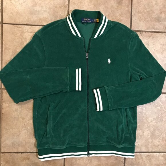 Polo Ralph Lauren Other - Men’s Polo Ralph Lauren Terry Cloth Track Jacket-Size M